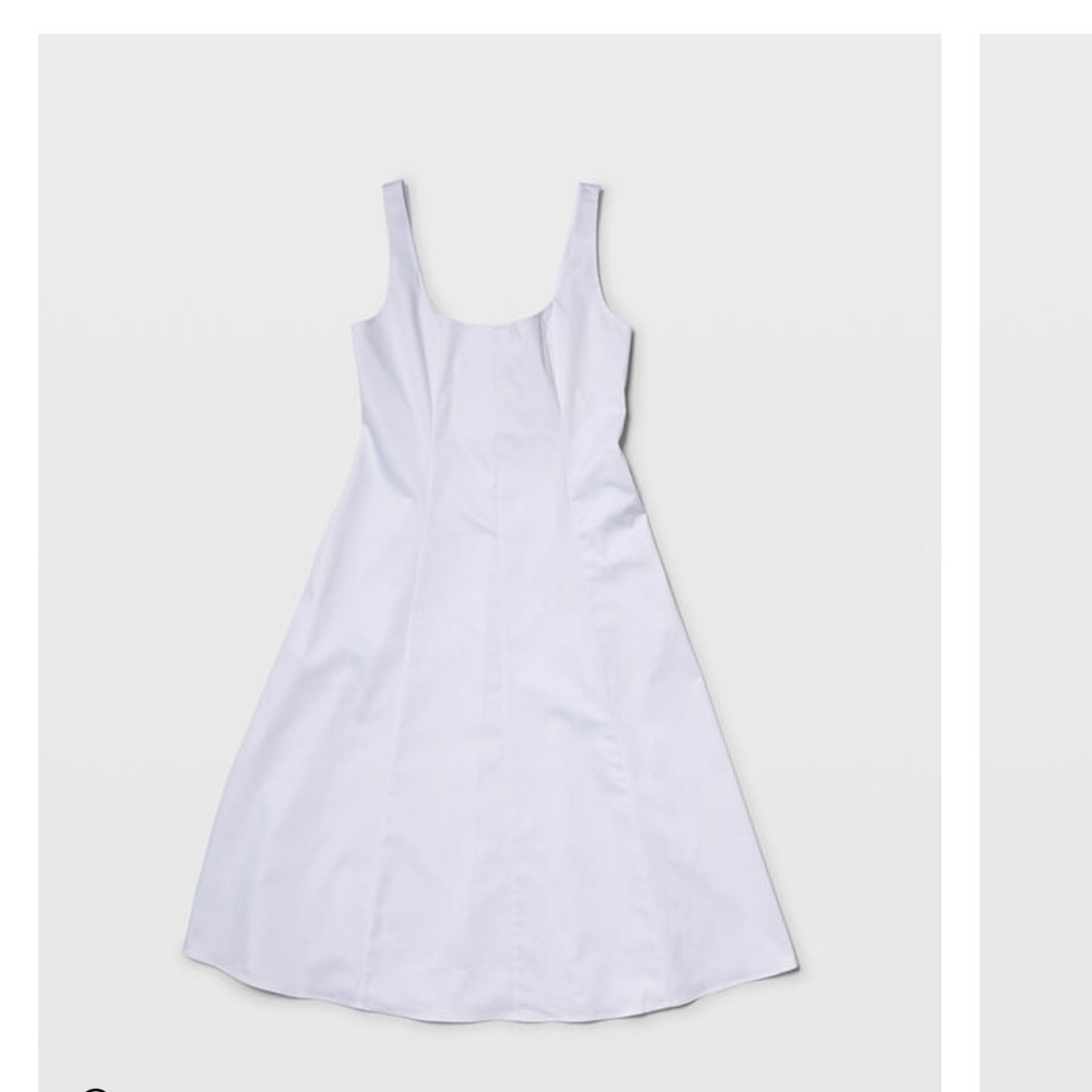 Club Monaco Wide Neck White Dress - Size 10